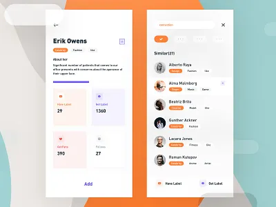 Face Two clean design face id radesign rdd ui ux yellow