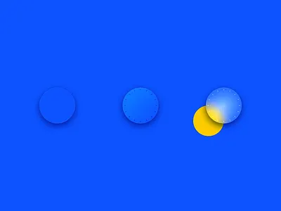 Knob (evolution) blue control knob sketchapp translucent ui