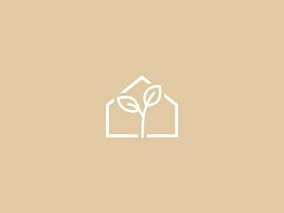 Growing House growing house house icon house logo nature seed seedling seeds