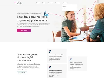SaaS Marketing Site – Homepage art direction homepage marketing site minimal saas ui design user interface design web design