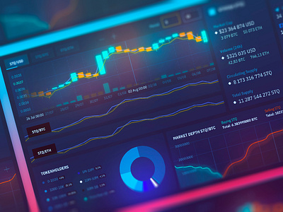Cryptocurrency Dashboard app bitcoin crypto cryptocurrency dashboard desktop exchange graph money piechart stats trade