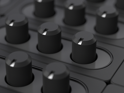 Audio Knob 3d