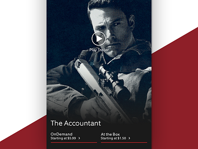 Redbox Title Details Concept app concept ios ui design
