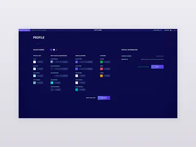 Colors 2d app blue clean colorful dark design gradient material ui ux web webapp website