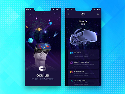 VR Mobile App Concept app app user interface mobile app vr vr app