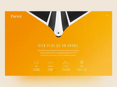 Product Page Exploration 🤖 colors drones exploration identity interface ui ui ux design ux web