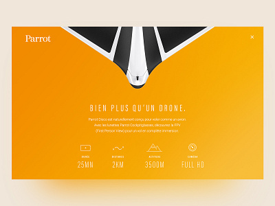 Product Page Exploration 🤖 colors drones exploration identity interface ui ui ux design ux web