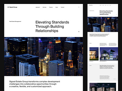 Real Estate — Website agency architecture architecture website art direction b2b corporate design grid layout minimal muzli photography real estate real estate agency real estate agent typography ui ux web website