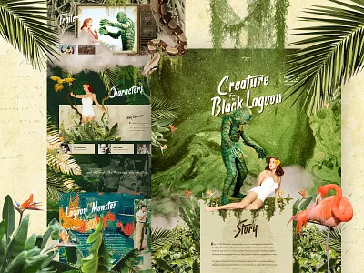 Creature from the Black Lagoon (Mocktober Challenge) creature from the black lagoon halloween mocktober mocktober2018 web design