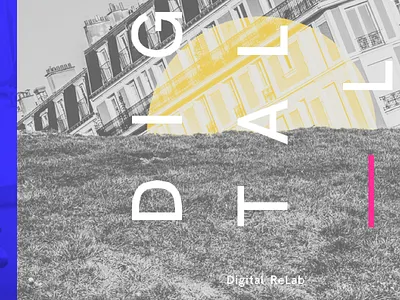 Poster Design blue branding geometric graphic design logo pink poster yellow