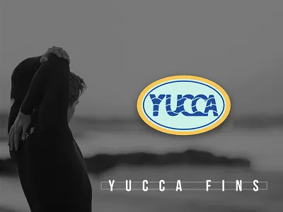 YUCCA Fins body surfing brand california design identity illustrator surfing vector