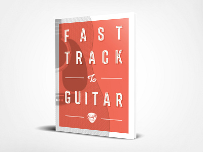 E-book Cover Design adobe book art book cover book design branding clean design design ebook ebook cover guitar guitar pick illustration illustrator music typography vector youtube