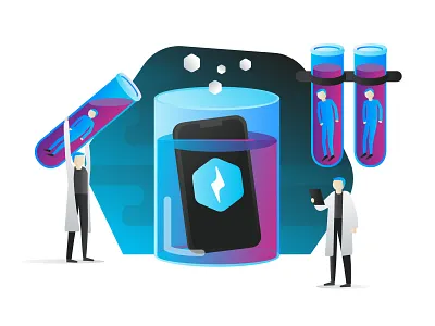 Tested with real people. app caffeina contest design flat illustration ui user interface ux vector