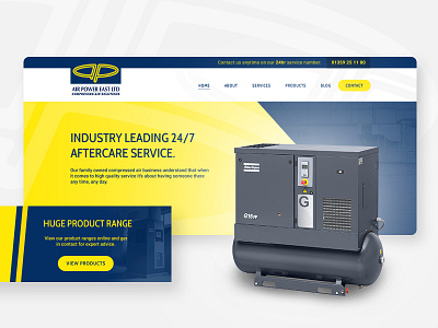 Airpower East Website design web website