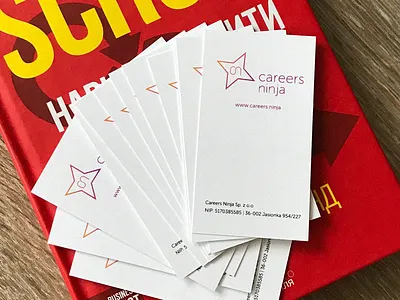 Business card design book branding business card careers design illustration photo poligraphy print print design real project