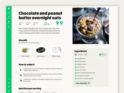 KitchenPal Recipe Page app chef cooking food recipe recipes web app