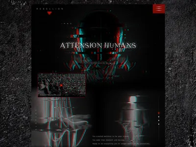 Mocktober Dribble 2018 android creepy dark background design evil glitch graphic horror mocktober october robot scary sci fi spooky type ui web website