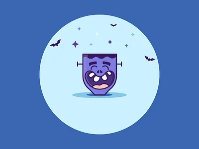 Hilarious Frankenstein bats frankenstein halloween hilarious icons icons set illustrations vector