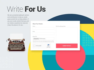 Yo!Kart "Write For Us" Page branding design fatbit flat graphic icon page typography ui ux vector web website yo!kart