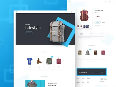 Nova Theme Variation 2 bags bigcommerce bootstrap ecommerce homepage nova product page shop store theme