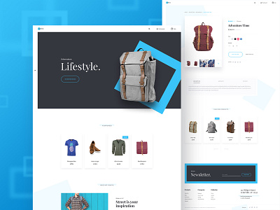 Nova Theme Variation 2 bags bigcommerce bootstrap ecommerce homepage nova product page shop store theme