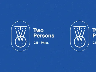 TWO (2.ii—Phila.) coffee shop geometric helvetica icon icon artwork iconography identity identity branding monogram philadelphia two two persons coffee type