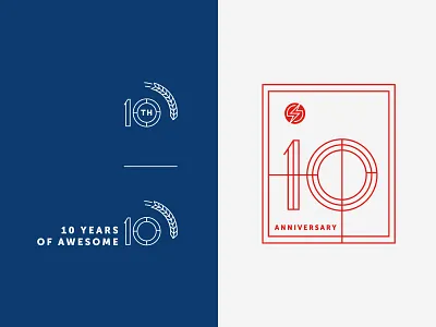 Sauce 10th Anniversary Secondary Marks anniversary brand agency brand identity branding design graphic design logo logo design ps design sauce labs