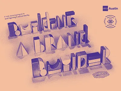 Under the Radar aiga austin noir poster print texture typography under the radar