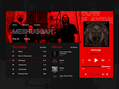 DailyUI #009 - Music Player app art dailyui design music music player typography ui ux
