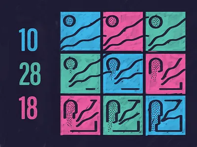 Something about breathing in a new day digital gig gig poster illustration marker poster texture typography