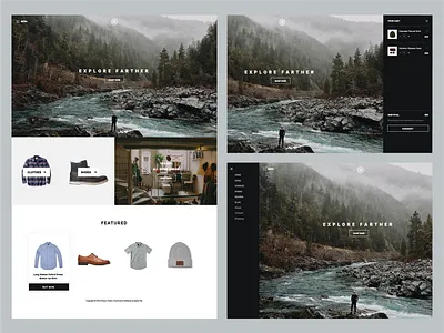 Places layout theme web website