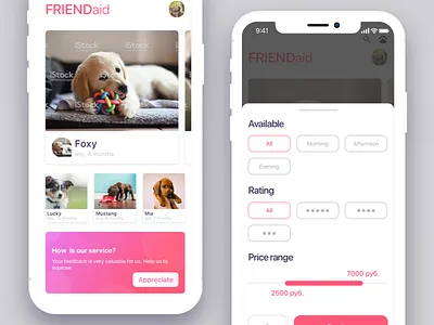 IOS App Concept app design bottom sheet catalog clean filter flat history interface ios iphone x list material mobile sketch ui ux