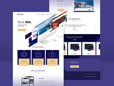 🖌 Fourteen Landing Page design logo ui webdesign