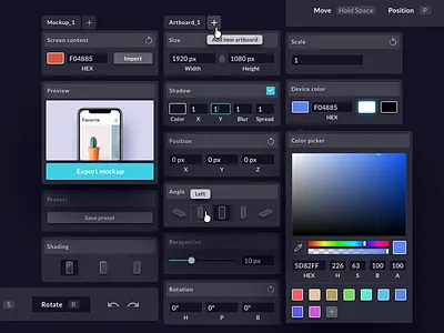 Mockups - UI Elements design tool editor element flow iphone x iphone xs mockup mockups modul sketch ui ux
