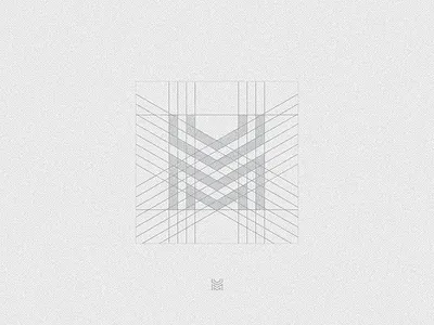 VM brand emblem letter logo logotype m mark mase monogram symbol v