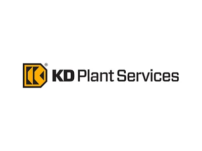 KD Plant Services: Heavy Machinery Hire Logo by brand brand identity branding icon identity logo logo design logo designer logo marks logos portfolio symbols typography