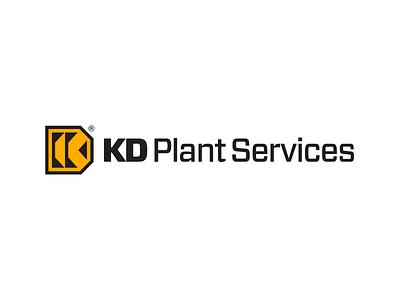 KD Plant Services: Heavy Machinery Hire Logo by brand brand identity branding icon identity logo logo design logo designer logo marks logos portfolio symbols typography