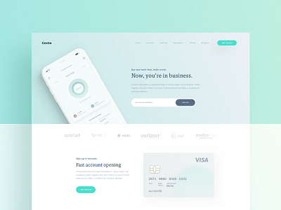 Sneak Peak from Cente - II 2019 design fluid gradient illustration minimal team trend ui ux vector web website
