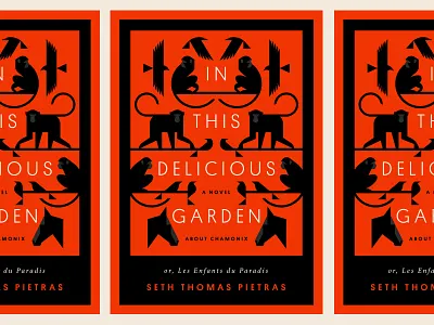 In This Delicious Garden bird book cover crow horse monkey raven