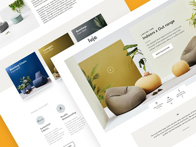 Lujo | Bean Bag Landing Page bean bag cro ecomm ecommerce klientboost landing page