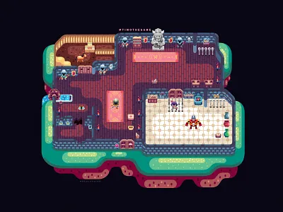 Castle Level adobe illustrator game illustration timo ui vector