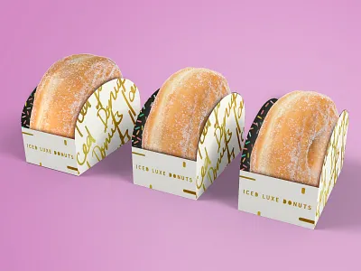 Iced Luxe Donut Packaging + Branding branding concept art design donut donuts food gold gold foil icon illustration lettering letterpress logo minimal modern packaging type typography ui vector