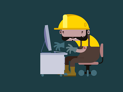 Craft cartoon character character design color design flat illustration vector