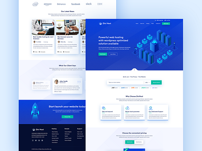 Web Hosting Website Homepage Design design divide elegant homepage host hosting landingpage ui ux web webhosting website builder