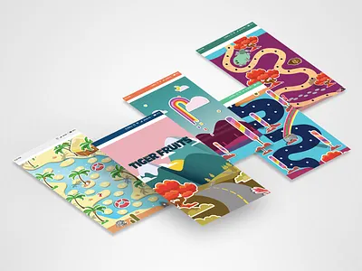 Tiger Fruits beach beach ball beach bar beach flyer beach house bonsai desert game game animation game app game art game asset illustration lollipop mountain play rainbow scenes snow unicorn