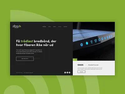 Modern Tech UI branding clean design flat typography ui web website wireless