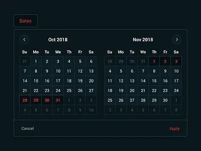Date Picker - LiveThrough calendar date picker date range roboto sketch ui ux web app website