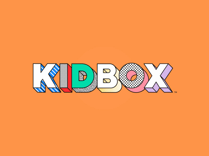 KIDBOX Halloween Logo bones branding cauldron design halloween holiday identity logo logo animation motion design spooky vector witch