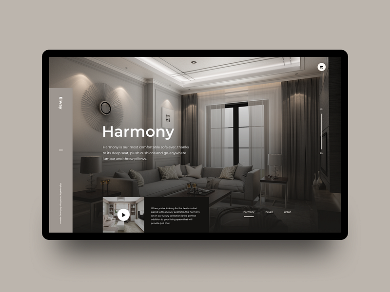 Harmony app application clean design home homepage interface landing landing page marketing site typography ui user interface website wordpress