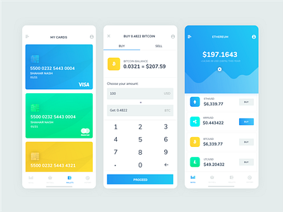 Cryptocurrency trading mobile app app app design crypto currency crypto wallet ios israel mobile product design tel aviv ui ux white